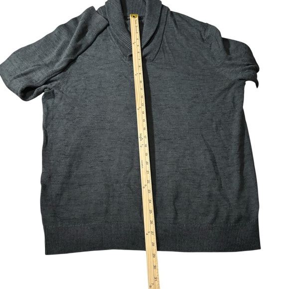 Banana Republic Wool Blend Shawl Collar Pullover Sweater Office Preppy Men’s XL - Picture 12 of 13